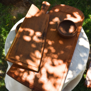 Tabla grande para cortar asado 60x30cm