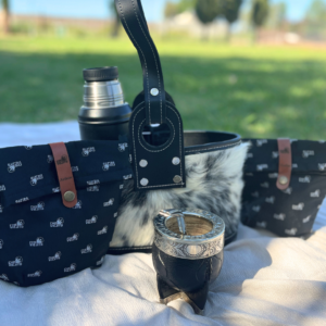 Canasta Matera diseño "PIEL"