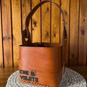 Canasta matera - Cuero premium