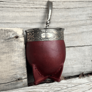 Mate Imperial de cuero - Frase grabada