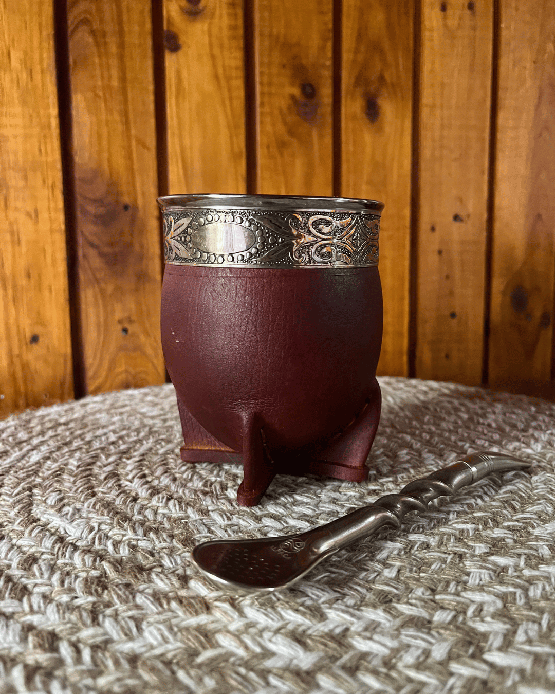 Mate Imperial de cuero - Frase grabada - Imagen 2