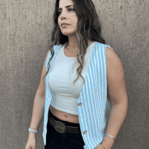 Chaleco Bruma Celeste