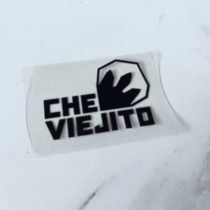 Sticker DTF UV - Che Viejito - Negro
