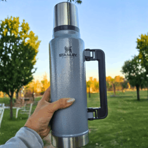 Termo Stanley Clásico Asa Plegable - Celeste