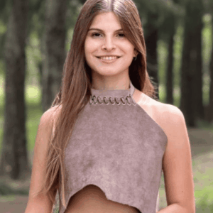 Top de cuero Pampa