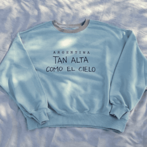 Buzo Argentina "Tan alta como el cielo"