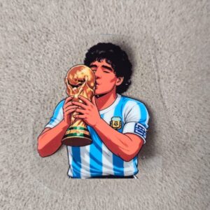 Sticker DTF UV - Maradona Campeón