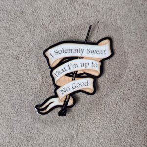 Sticker DTF UV - Juro solemnemente que mis intenciones no son buenas