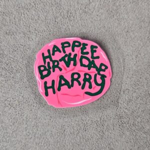 Sticker DTF UV - Feliz Cumpleaños Harry
